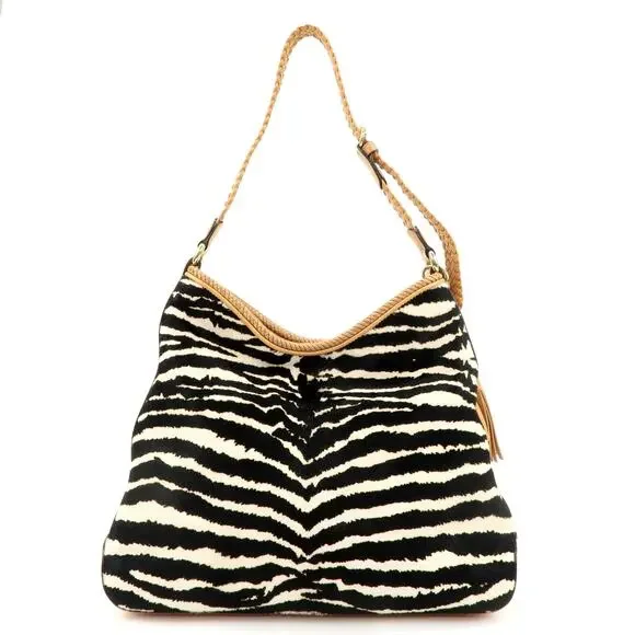 💎✨Authentic✨💎GUCCI Haraco Leather One Shoulder Bag Zebra - Picture 5 of 17